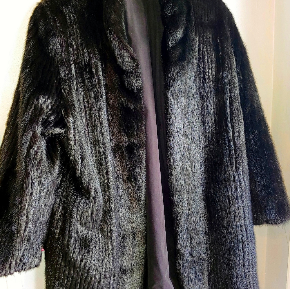 Brisa vintage mink reversible coat